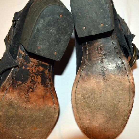 Free People Tortuga Ankle Booties EUR 40 Womens Size 10 Dark  Free People size 7 gray textured ankle booties tortuga